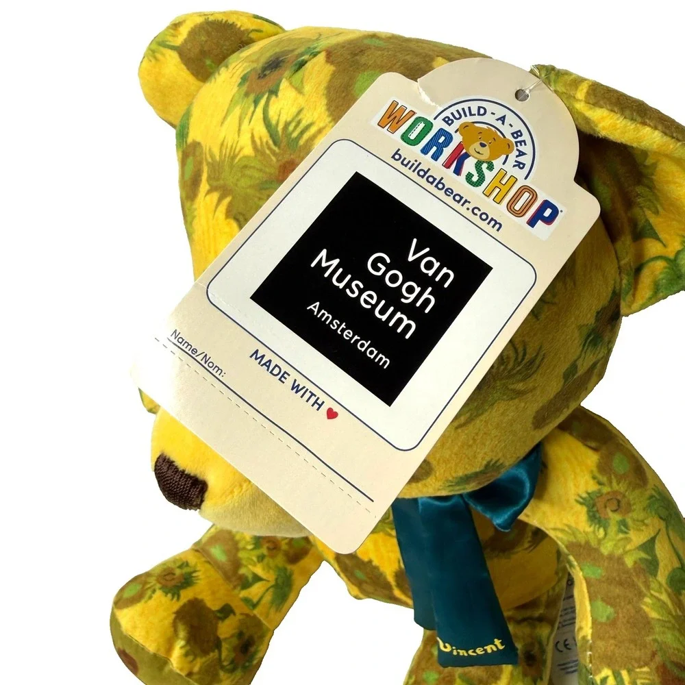 Build-A-Bear Van Gogh Sunflowers Bear Plush 